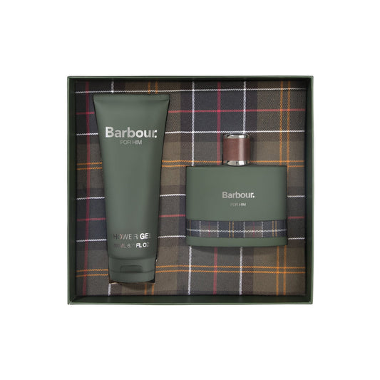Barbour For Him Duo Gift Set - 100ml Eau de Parfum + Shower Gel