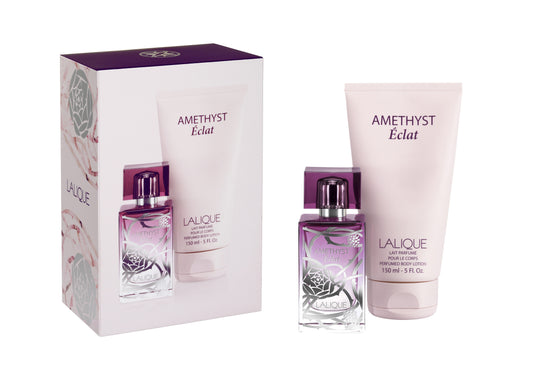 Lalique Amethyst Éclat 1.7 oz EDP & Body Lotion Gift Set
