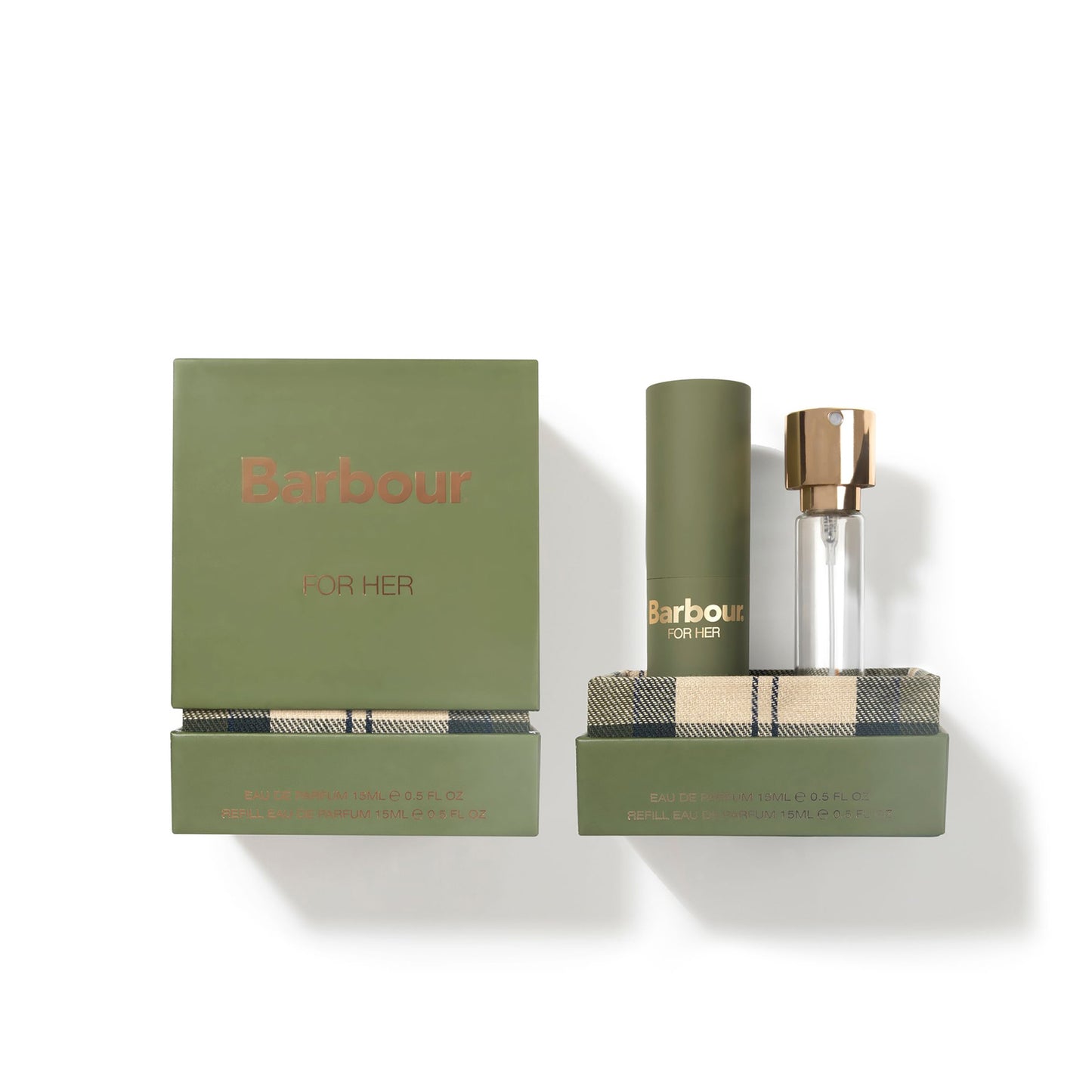 Barbour For Her Atomizer Set - 15ml Atomizer + Refill