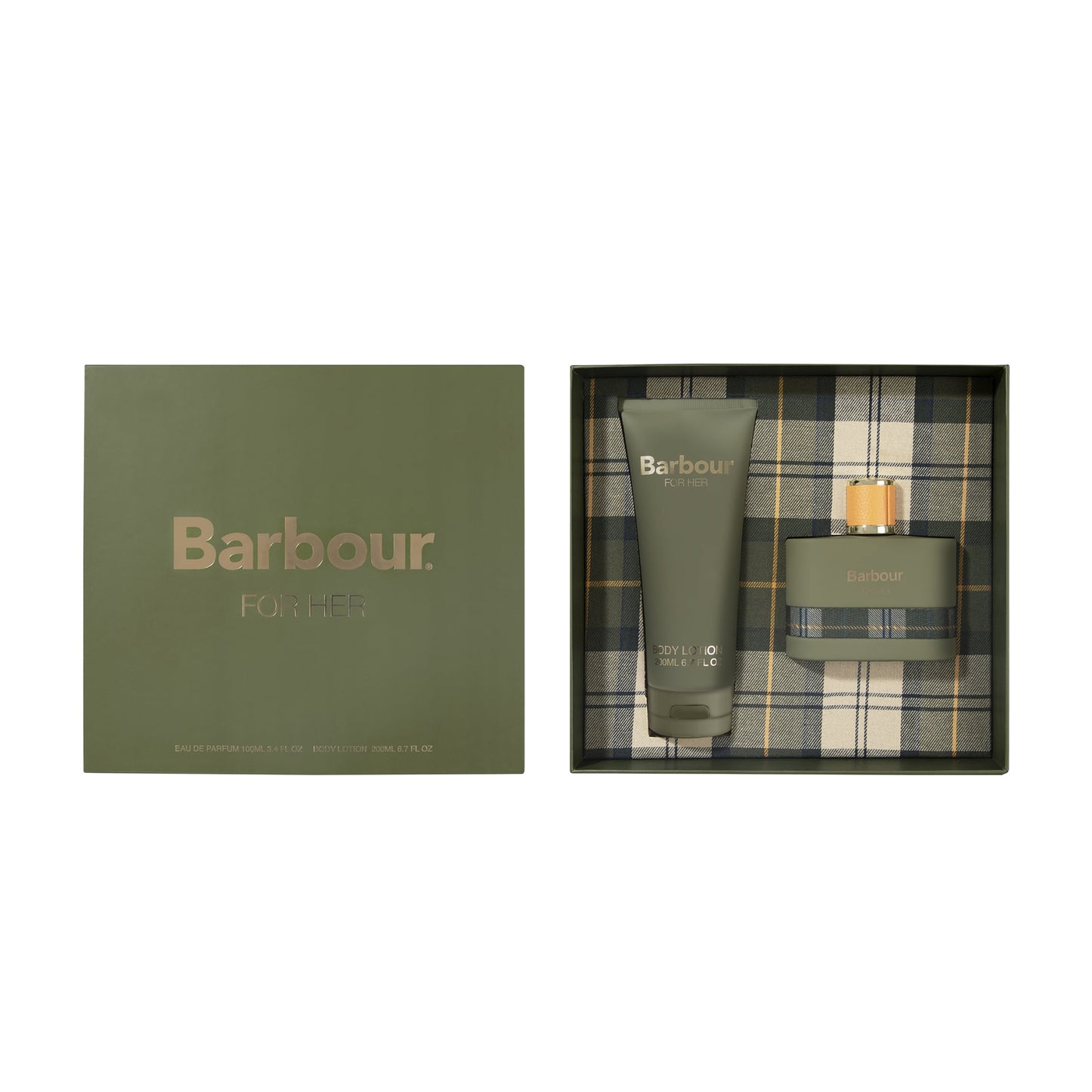 Barbour For Her Duo Gift Set - 100ml Eau de Parfum + Body Lotion