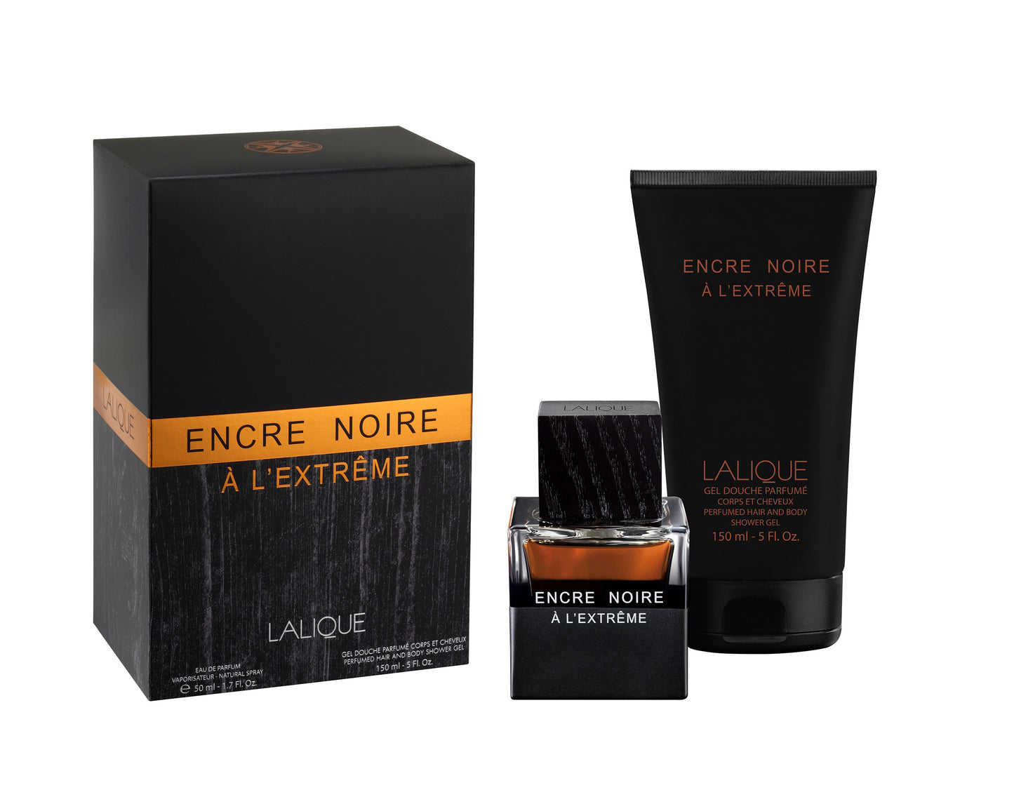 Encre Noire A L'Extreme 1.7 oz EDP & 5.0oz Shower Gel Gift Set