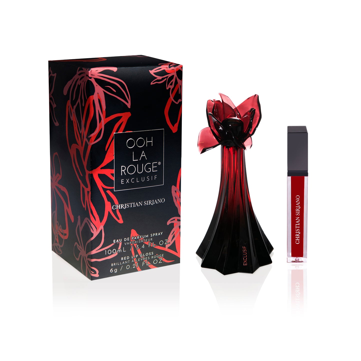 Ooh La Rouge Exclusif 3.4 oz Eau de Parfum and Lip Gloss