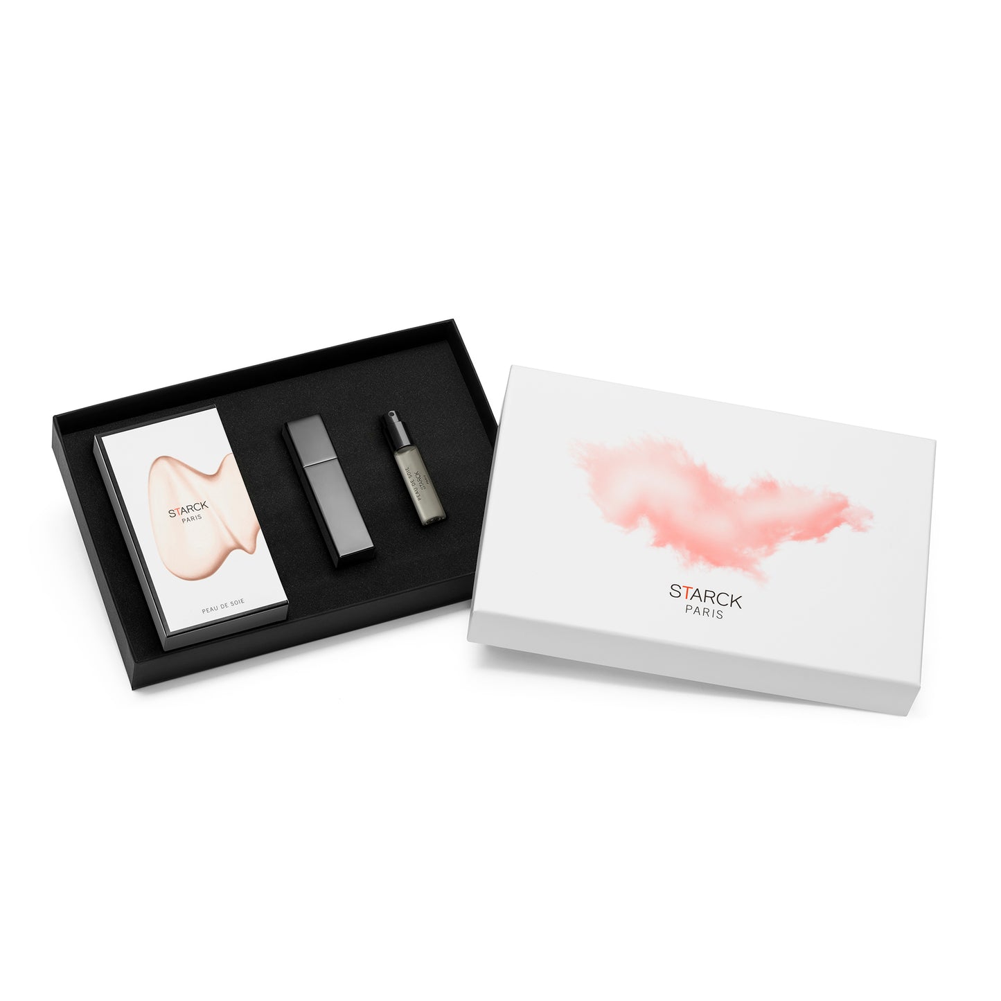 Peau de Soie Cloud Coffret - 3.0 oz Eau de Toilette, atomizer, .25 oz refill