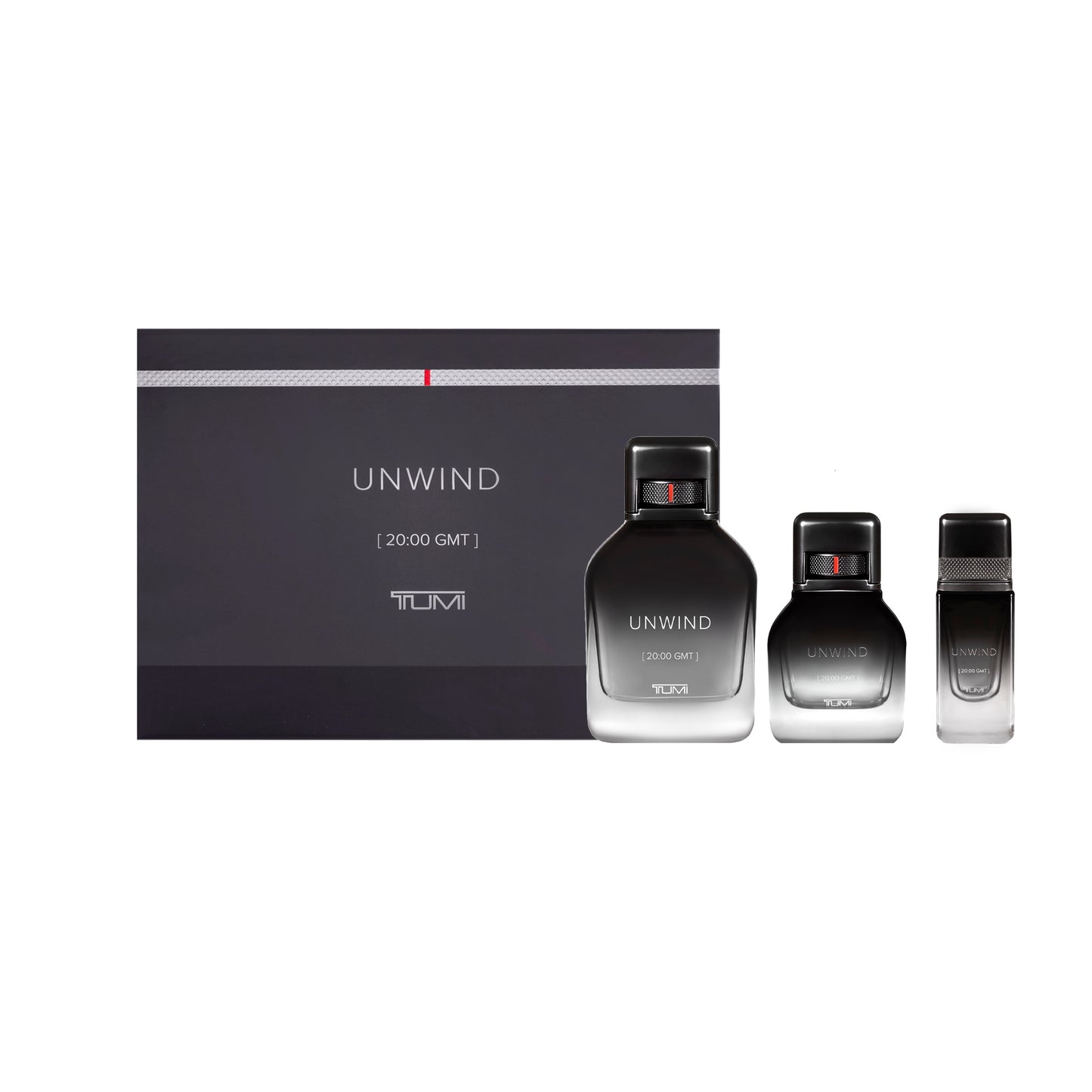 UNWIND [20:00 GMT] TUMI - 3.4oz Eau de Parfum + 1oz  Eau de Parfum + .5oz Eau de Parfum Gift Set