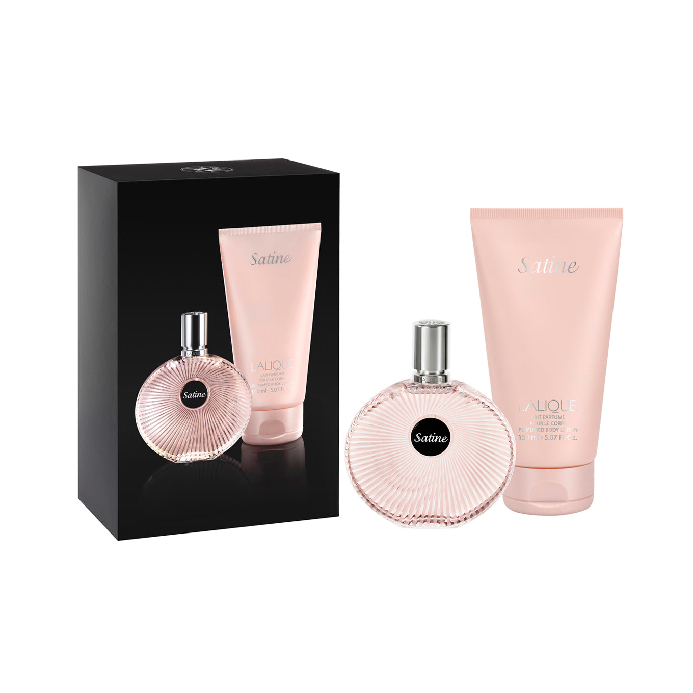 Lalique Satine 1.7 oz EDP & Body Lotion Gift Set